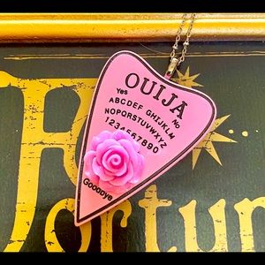 🔥6 for $30🔥Planchette Necklace - Floral Ouija